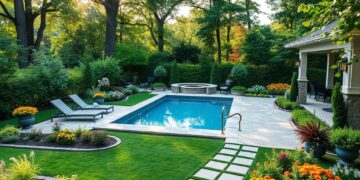 basen w ogrodzie aranżacje