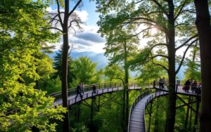 spacer w koronach drzew Zakopane